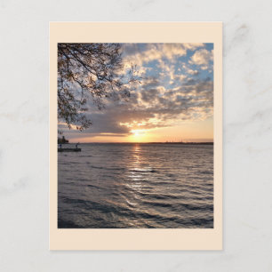 Ogdensburg zonsondergang briefkaart