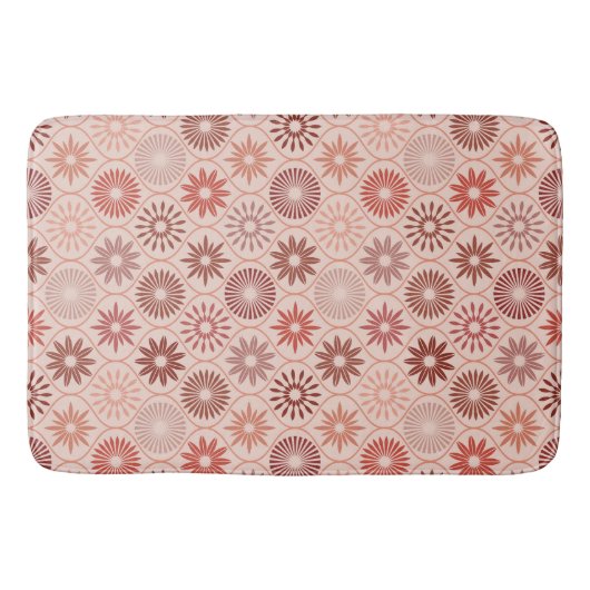 Ogee Boho bloemen Badmat (Voorkant)