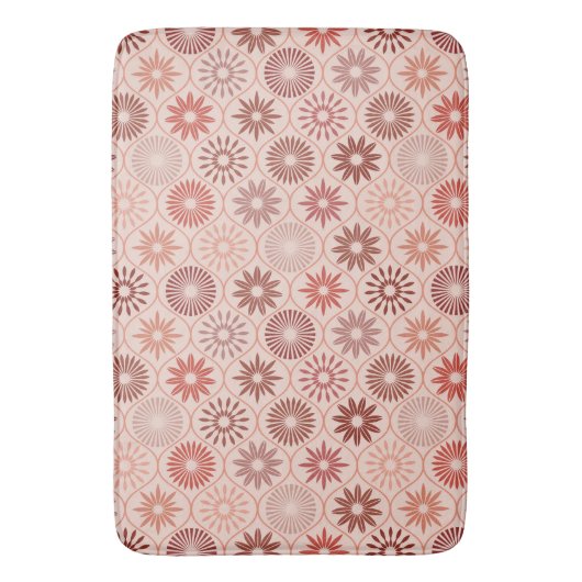 Ogee Boho bloemen Badmat (Voorkant Verticaal)