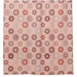 Ogee Boho bloemen Douchegordijn