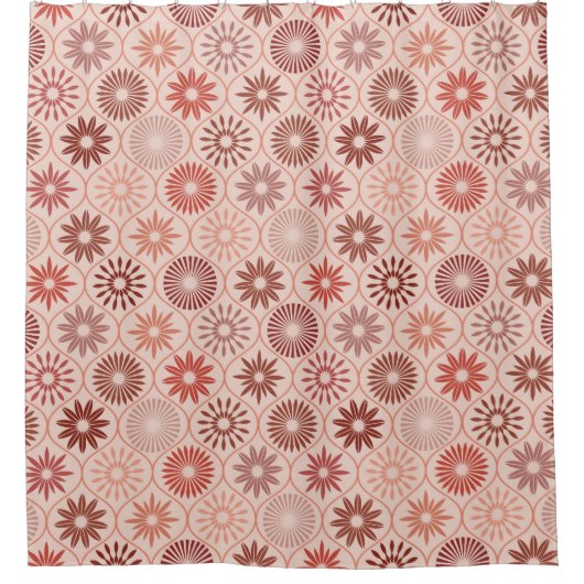 Ogee Boho bloemen Douchegordijn (Voorkant)