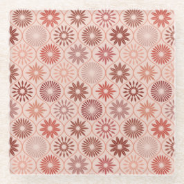 Ogee Boho bloemen Glazen Onderzetter