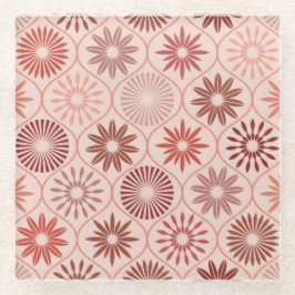 Ogee Boho bloemen Glazen Onderzetter