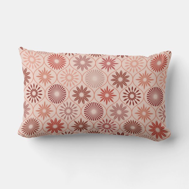 Ogee Boho bloemen Kussen (Achterkant)