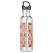 Ogee Boho bloemen Waterfles (Achterkant)