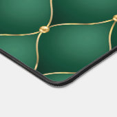 Ogee Gold Diamond Getuft Donker Smaragd Groen Bureaumat (Hoek)