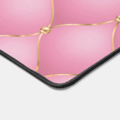 Ogee Gold Diamond Getuft Lichtroze Bureaumat (Hoek)