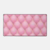 Ogee Gold Diamond Getuft Lichtroze Bureaumat (Voorkant)