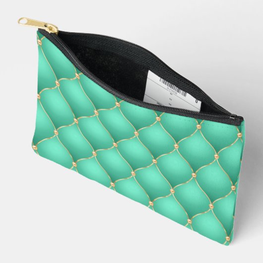 Ogee Gold Diamonds Turquoise Etui (Open)
