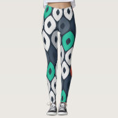 Ogee Pattern Leggings (Voorkant)
