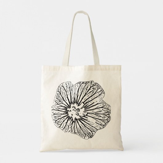 Ogen bloeien tote bag (Achterkant)
