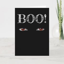 Ogen & "BOO" Halloween Wenskaart Kaart