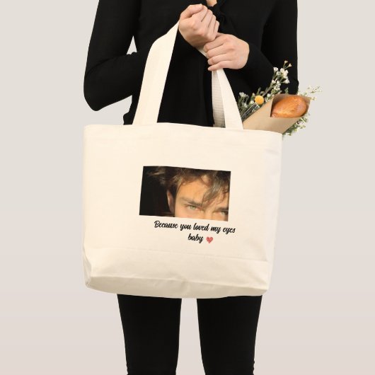 Ogen cadeau T-shirt Grote Tote Bag (Voorkant (product))