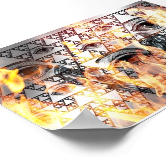 Ogen dat je probeert! poster (Hoek)