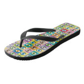 Ogen die alles zien goed uitziend vreemd excentrie teenslippers (Schuin)