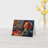 Ogen die stralen  kaart (Gele Bloem)