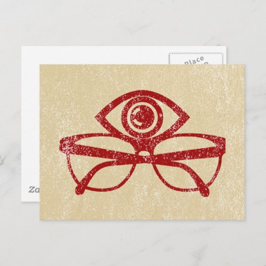  ogen en eigeel briefkaart (Voorkant / Achterkant)