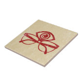 ogen en eigeel tegeltje (Zijkant)