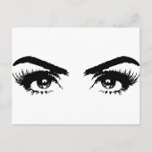 Ogen, Eyebrows en Eyelashes Briefkaart (Voorkant)
