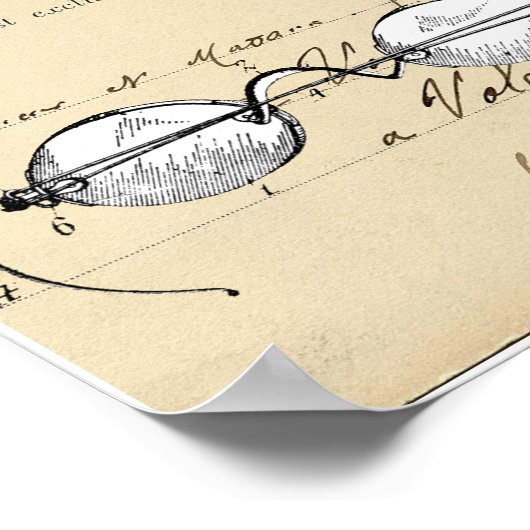  ogen Franse Briefkaart Art Print (Hoek)