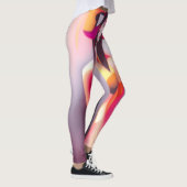 Ogen Gesloten Vrouw Posing Thunder_Cove Leggings (Rechts)