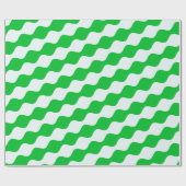 Ogen Groen Wit Minimaal Patroon Cadeaupapier (Vlak)