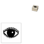 Ogen Hand getekend illustratiepatroon Rubberstempel (Gestempeld)