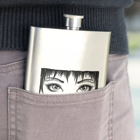 Ogen, het venster naar de soep, Manga-illustratie Flacon (Voorbeeld)