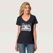 Ogen, het venster naar de soep, Manga-illustratie T-shirt (Voorkant volledig)