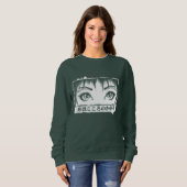 Ogen, het venster naar de soep, Manga-illustratie Trui (Voorkant volledig)