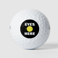 Ogen hier grappige golfballen