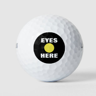 Ogen hier grappige golfballen