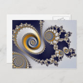 Ogen in de hemel - Fractal Briefkaart (Voorkant / Achterkant)