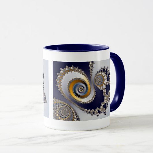 Ogen in de hemel - Fractal Mok (Voorkant rechts)