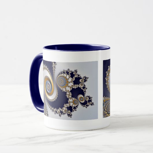 Ogen in de hemel - Fractal Mok (Voorkant links)