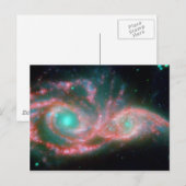 Ogen in de hemel NGC 2207 NASA Briefkaart (Voorkant / Achterkant)