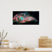 Ogen in de hemel NGC 2207 NASA Poster (Keuken)