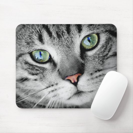 Ogen kat muismat (Met muis)