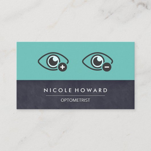Ogen Logo | optometrie Visitekaartje (Voorkant)