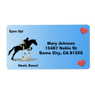 Ogen omhoog! Haalt neer! Horse Jumper Etiket