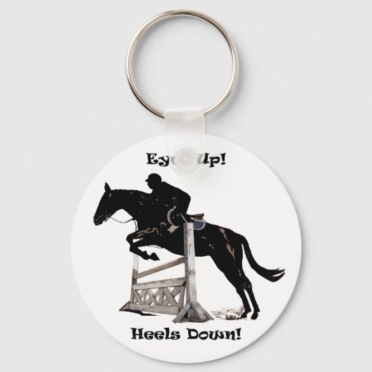 Ogen omhoog! Haalt neer! Paard Sleutelhanger (Voorkant)