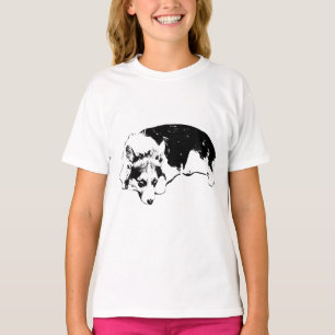 Ogen omhoog, hart stabiel t-shirt