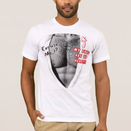 Ogen omhoog hier grappig wit t-shirt