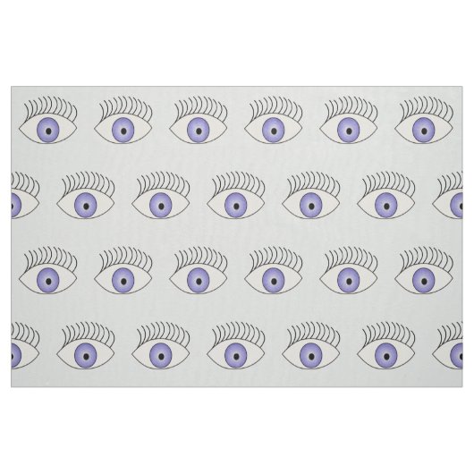 Ogen op blauw stof (Fat Quarter)