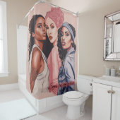 Ogen op de prijs douchegordijn (In situ)