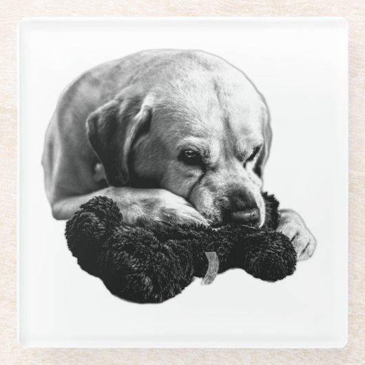 Ogen op de prijs glazen onderzetter (Voorkant)