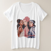 Ogen op de prijs grote maat t-shirt (Design voorkant)