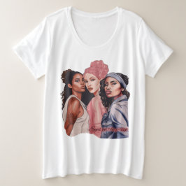 Ogen op de prijs grote maat t-shirt