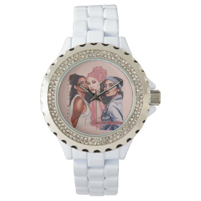 Ogen op de prijs horloge (Voorkant)