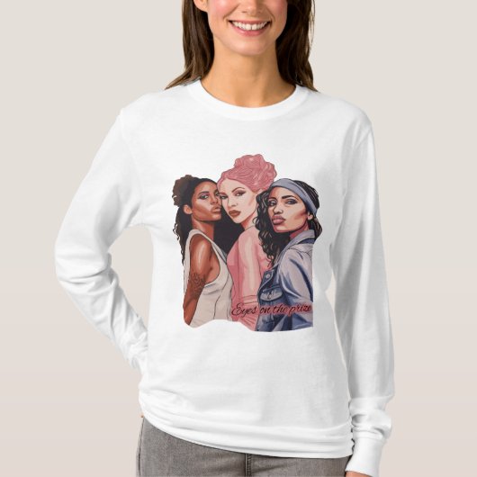 Ogen op de prijs t-shirt (Voorkant)